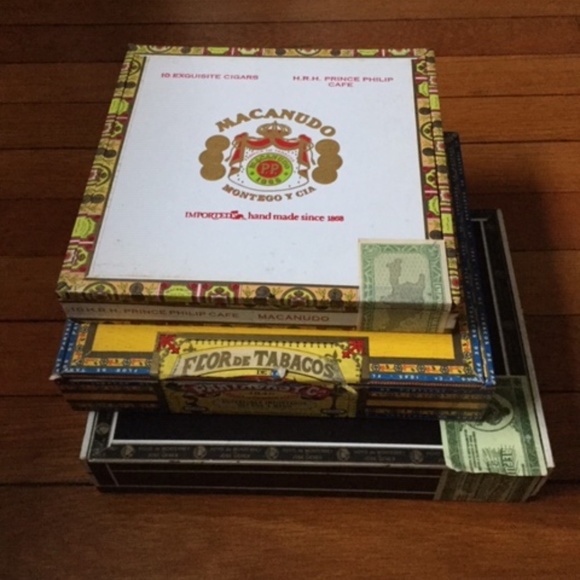 Vintage Cigar Box Set of 3 Collectors Item - Picture 1 of 5